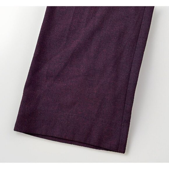 The Limited Womens burgundy Color Pants Size 4 Speckled Chevron Trousers - Picture 3 of 4